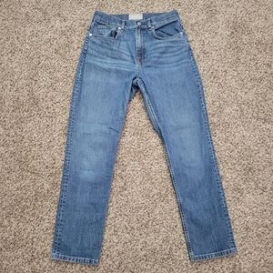 Everlane The Cheeky Jean Jeans Blue Denim Straight Skinny 28 Regular